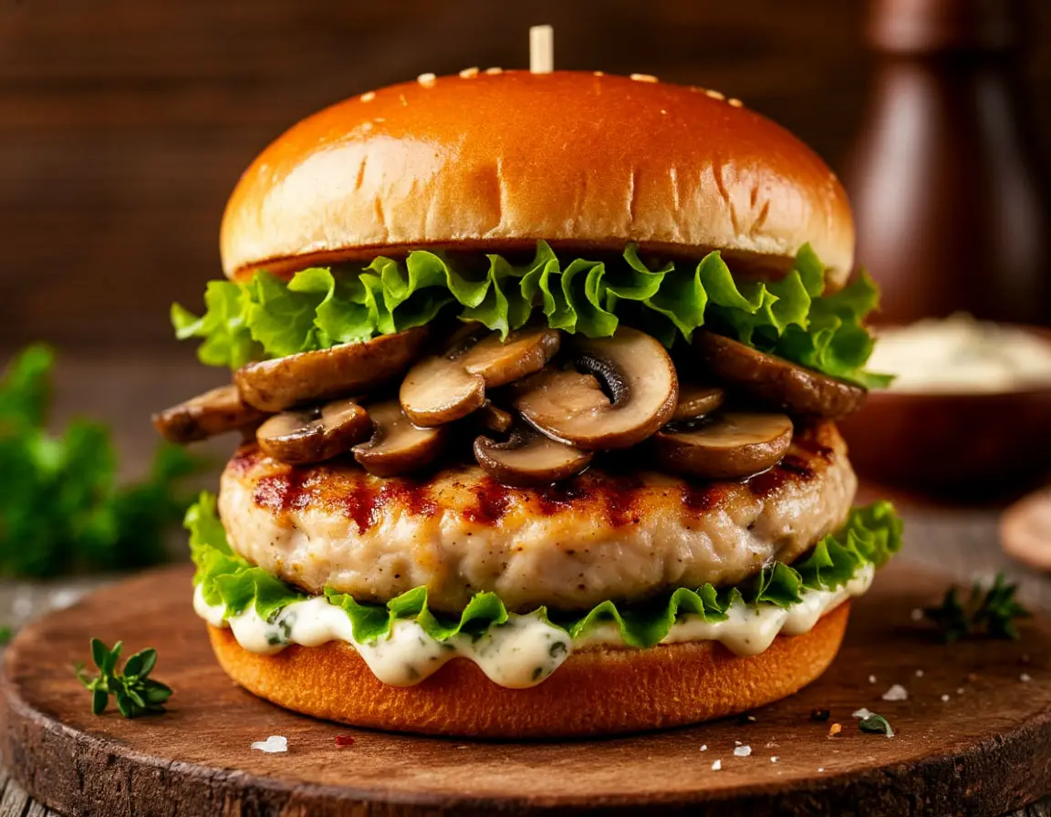 Hamburguesa Champiñones